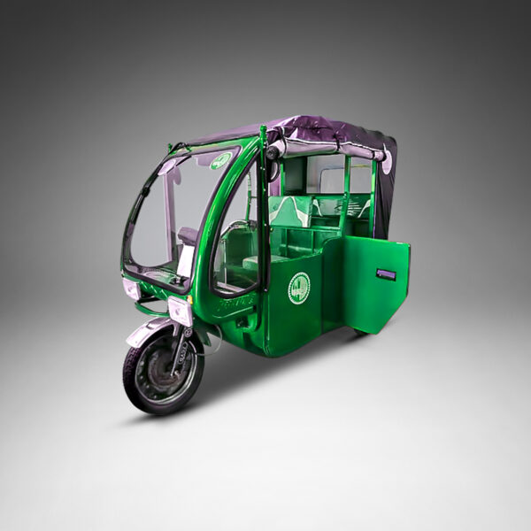 Green Electric Auto Rickshaw