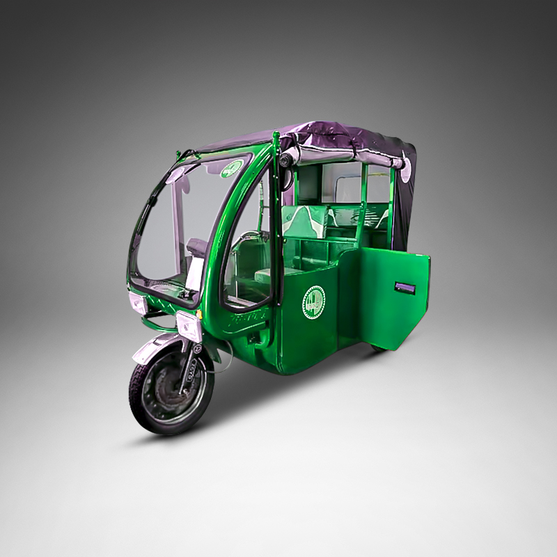 Green Electric Auto Rickshaw