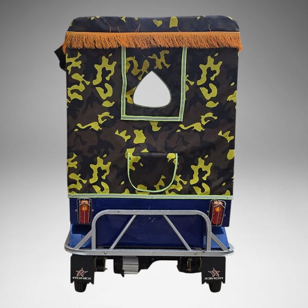mini auto rickshaw asha back side
