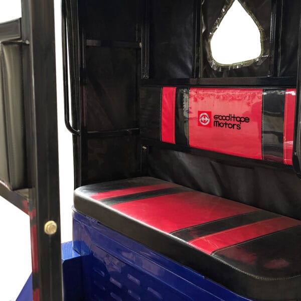Mini Auto Rickshaw Asha inside