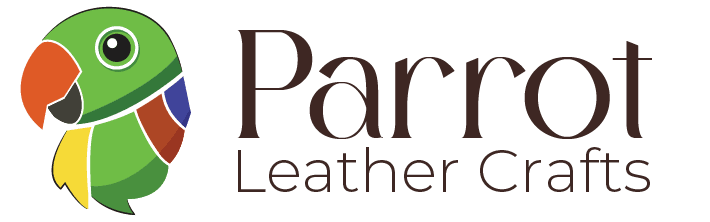 parrot leather crafts company logo