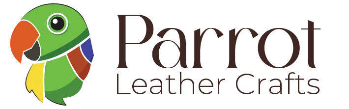 parrot leather crafts company logo